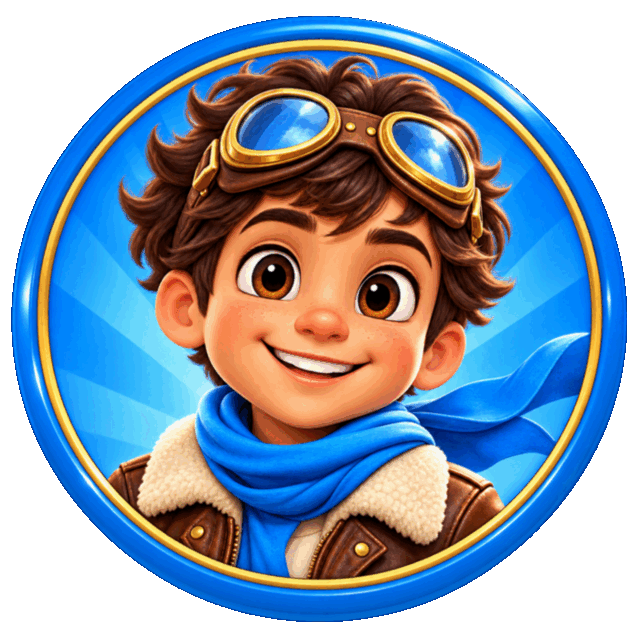 3D boy pilot